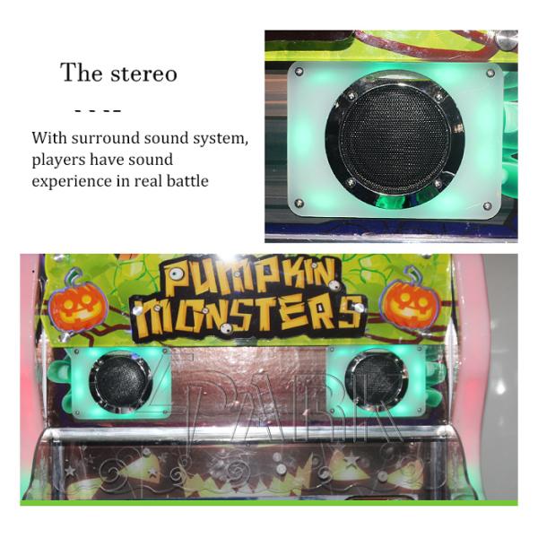 Apumpkin Monsters Lottery Crane Game Machine Four Wheels Easy To Move