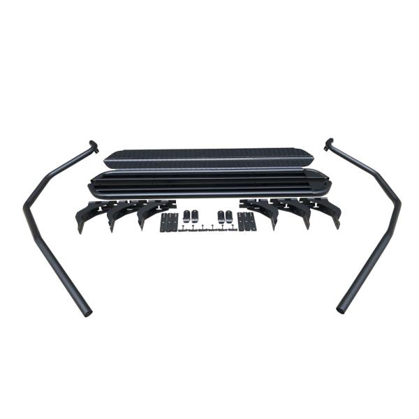 2pcs Powder Coated Car Body Kit for Toyota Tacoma Front Bumper Rear Bumper Protection