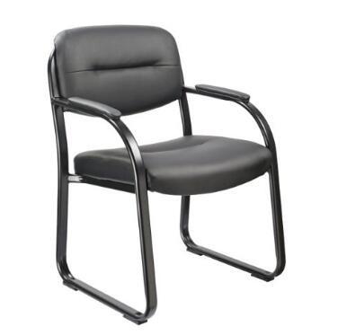 Black Vinyl China Conference Chair
