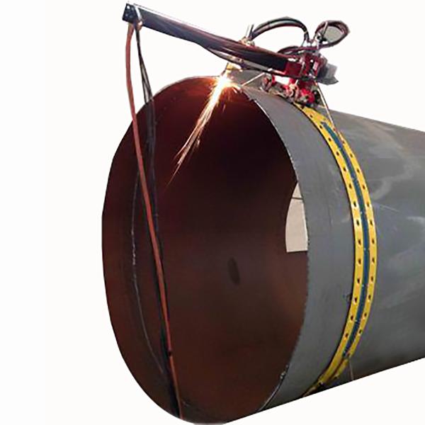 Stainless Steel Pipe Circular Seam Cutting and Beveling Machine powered by SERVO MOTOR