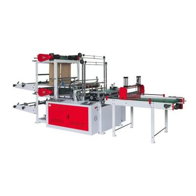 Various Thin Films Hot Air Cold Plastic Bag Cutting Machine For Flat Pockets