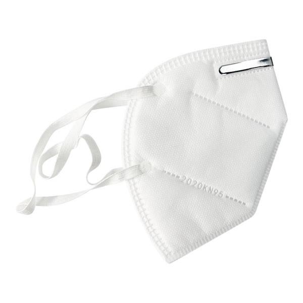 Disposable 5 Ply   KN95 Face Mask  Grey White Non Woven Fabric Mask