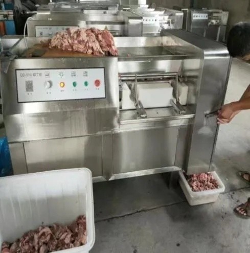 Industrial Frozen Chicken Cube Cutter with Meat Cube Dicer Automatic Grade Automatic