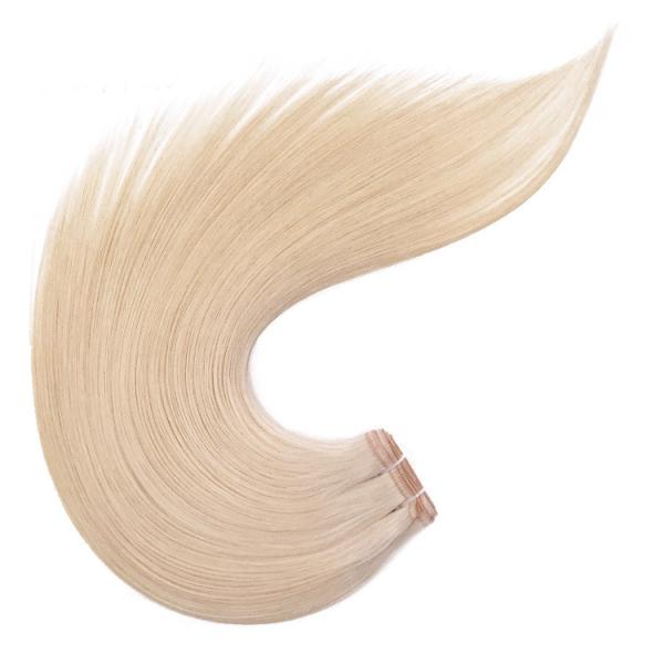 Glamorous Human Hair Extensions for Styling Flat Track Weft Hair Extensions
