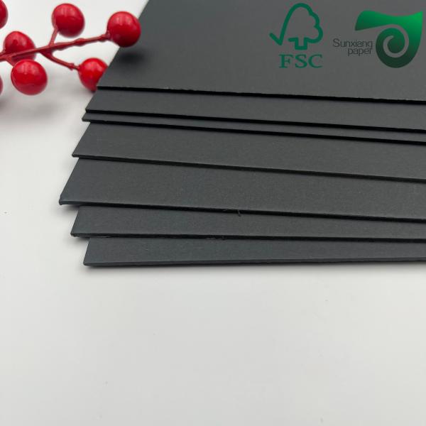 FSC 400GSM Virgin Pulp Black Photo Album Paper  700mm 1000mm   High Toughness