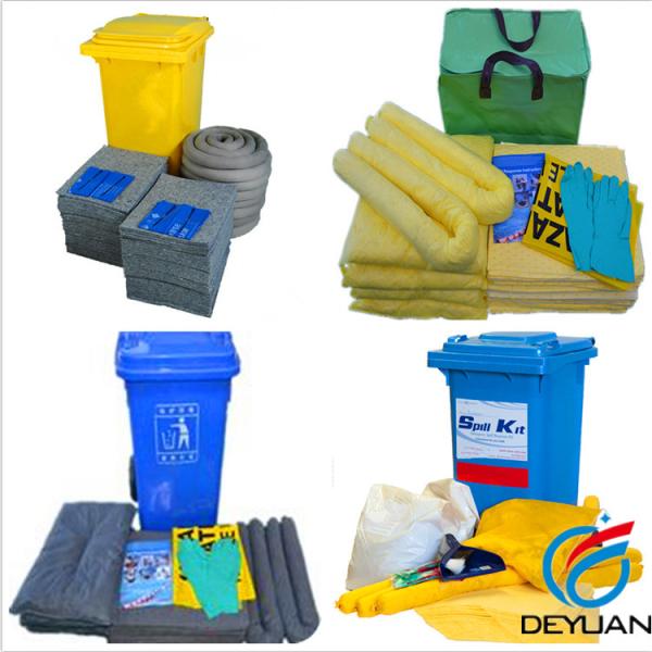 Marine 120L Oil Absorbents Spill Response Kits For Oil Pollution Control