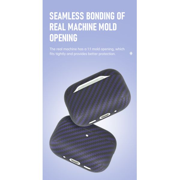 Shockproof Carbon Aramid Fiber Earphone Case for AirPods Pro 3