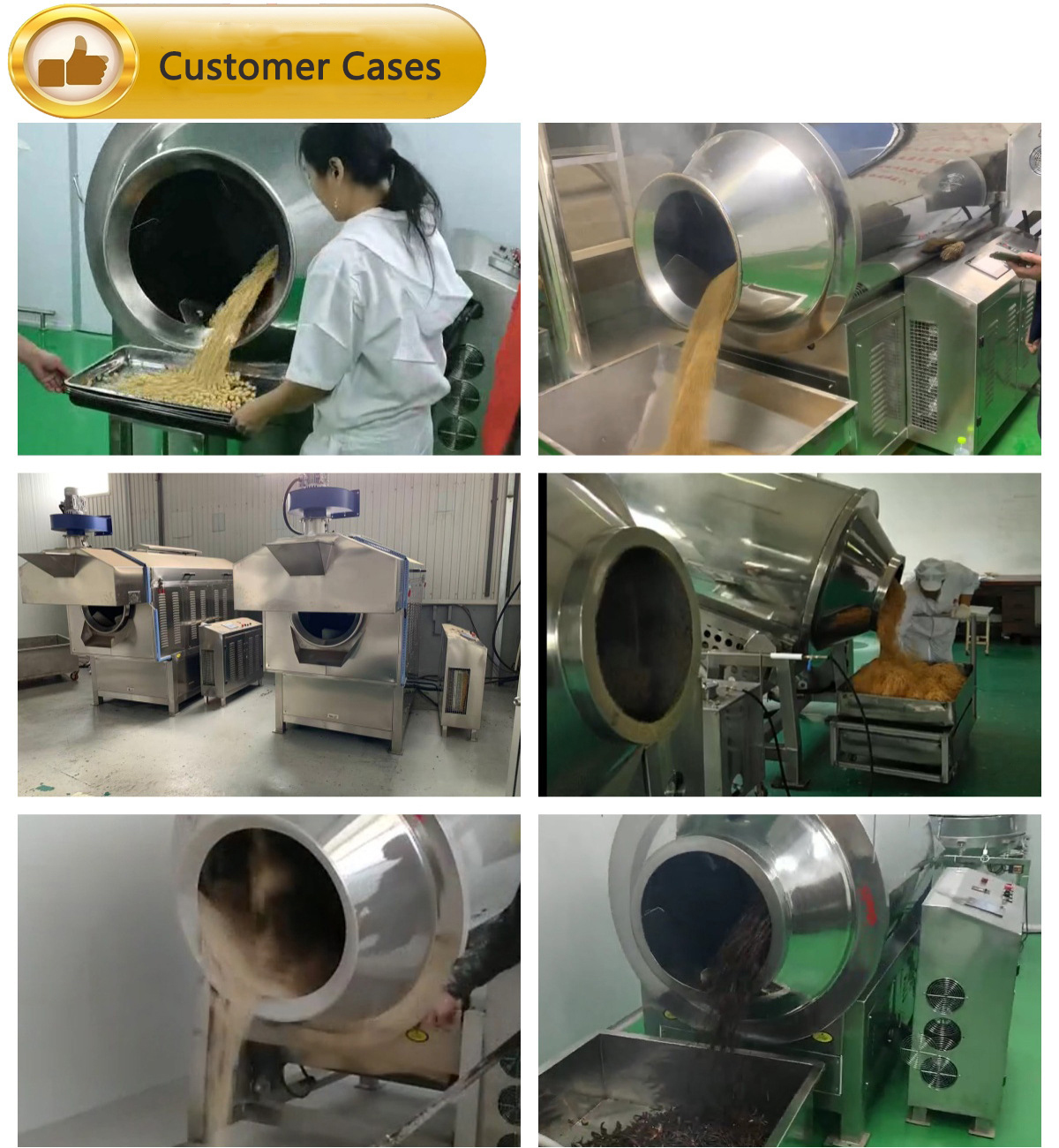 Electromagnetic Barley Wheat Rice Grain Roasting Machine Continuous Adjustable Speed