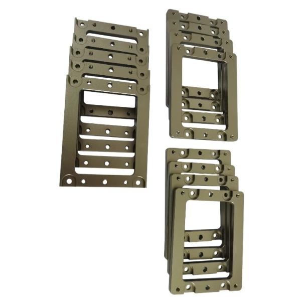 Powder Coated Aluminum CNC Machined Parts , Customized Stainless Steel CNC Parts