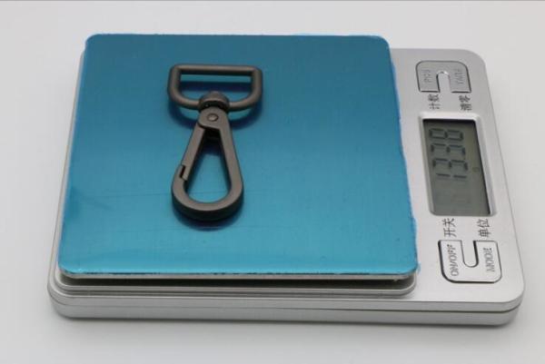 New products zinc alloy gunmetal color 20.7 mm square snap hooks for handbag