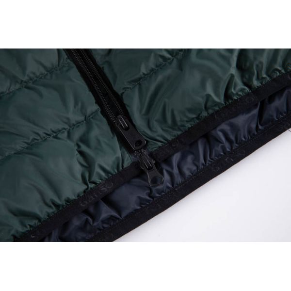 Men's USB Heated Lightweight Down Jacket with Wind-Resistant Shell and Synthetic Padding