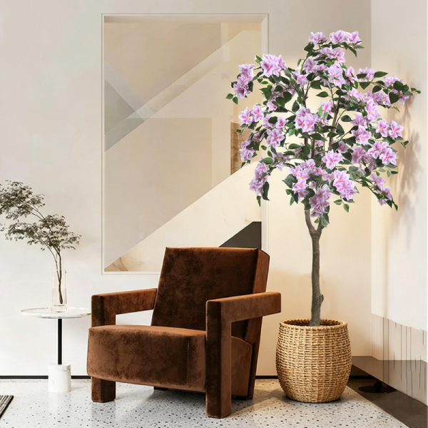 Wholesale 150cm 180cm Artificial Bougainvillea Tree - Model C Light Pink | Haihong Factory Direct | UV Resistant Artificial Flowers | Bulk Decor