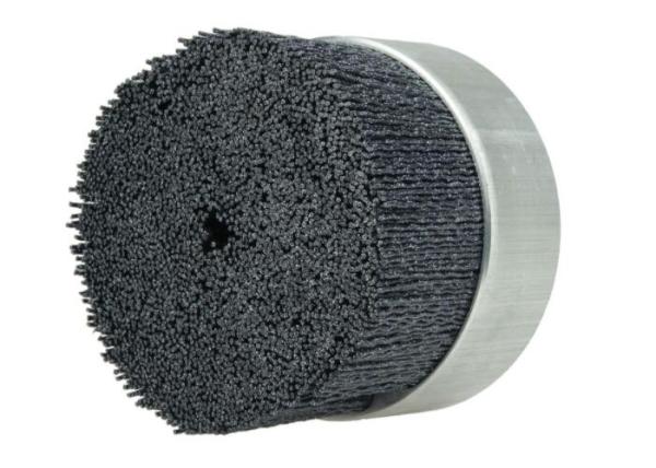 Metal Base Abrasive Filament Burr Maximum Density Miniature Disc Brush