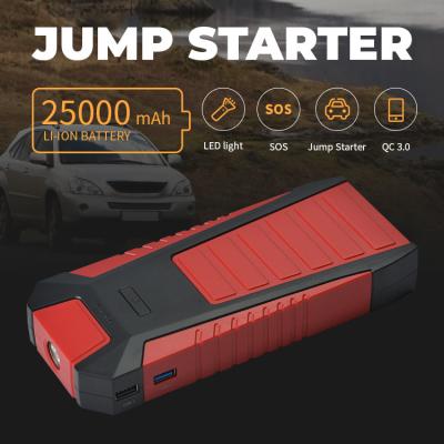 Strobe 25000mAh Portable Jump Starter Pack 5.0L Gasoline