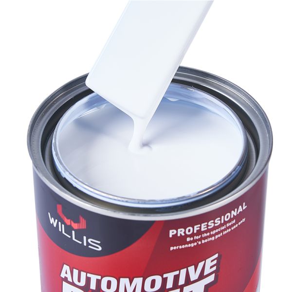 1K Transparent White Automotive Repair Liquid Coating Paint High Performance Eco Friendly Acrylic Resin Car Refinish Paint