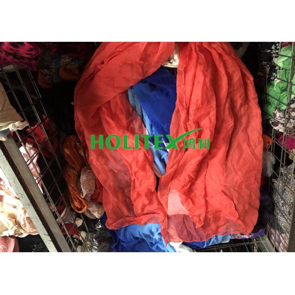 Colorful Used Silk Scarves / American Style Second Hand Silk Scarves