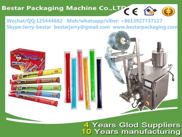 stainless steel high quality ice lollipop packaing machine liquid frutis syrup packing machine bestar packaging machine