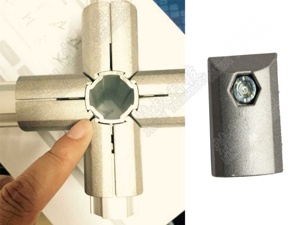 Трубопровод наружных соединителей трубки металла алюминиевый соединяет соединения трубопровода шестиугольника алюминиевые