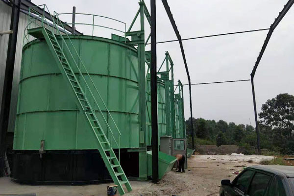 Latest 10m³ Height 11m Chicken Manure Fermentation Equipment