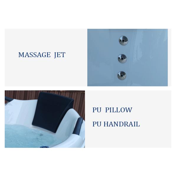 Freestanding 60 функция радио водоворота 1560x800mm ванн воздушной струи дюйма