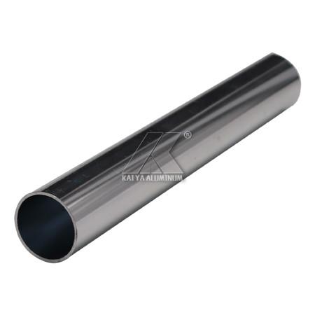 Polish Round Aluminum Extrusion Profiles / Round Aluminium Profile Silver Color