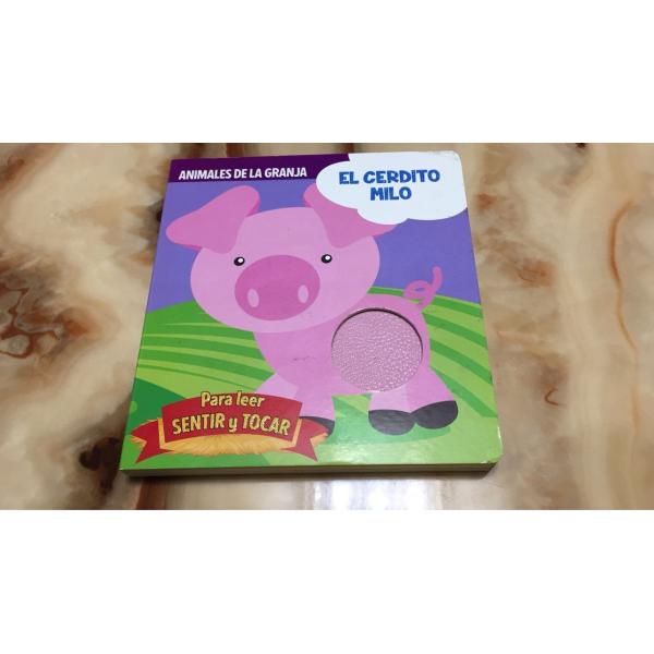 Educational Touch Feel  Kids Board Books Baby Customized Paper Material