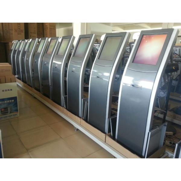 50HZ 60HZ Cold Rolled Steel Ticket Dispenser Kiosk