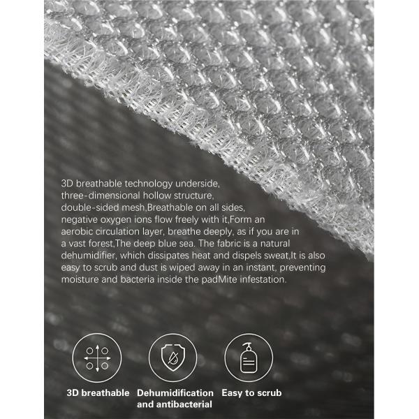 Natural Latex Organic Materials Flexible Spinal Protection for Bedroom Sofa Cushion