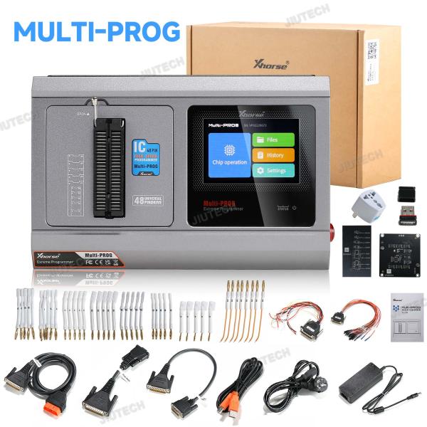 Xhorse Multi Prog ECU TCU Programador com XDNPM3GL MQB48 Adaptadores sem solda Pacote completo 13 peças