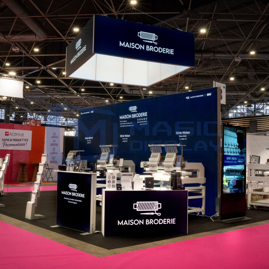 10x3.3ft Hanging Light Box Display SEG Hanging Trade Show Display