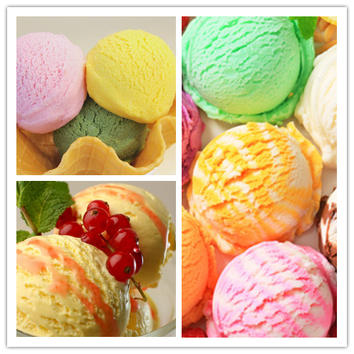 Commercial Hard Ice Cream Machine 42L / H , 76L / Hour Big Capacity Air Cooled Microprocessor Regulation