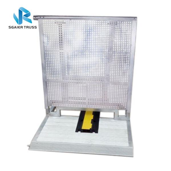 Sgaier 1.2m Aluminium Crowd Control Barrier Metal Pallets For Event Show