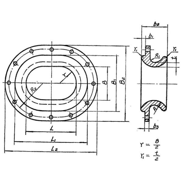 CB 34-76 Type B Bulwark Bolted Casting Steel Mooring Chock Ship Mooring Equipment