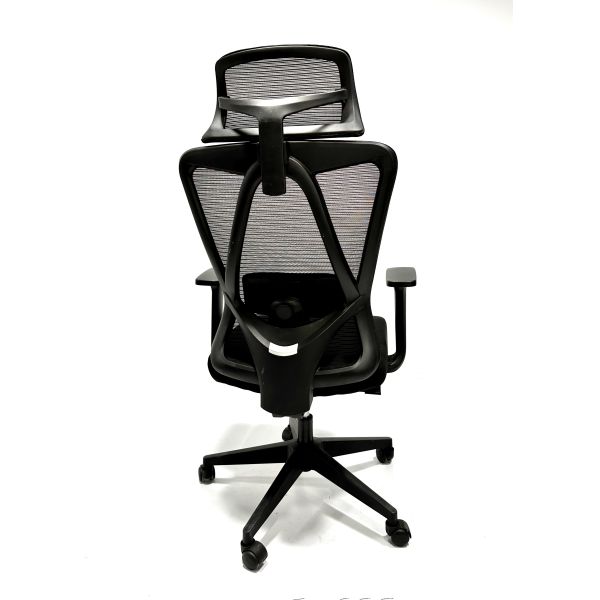 High Back Full Mesh Office Chair Revolving With Fixed Armrest