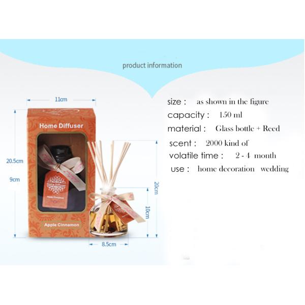 Aromatherapy Room Fragrance Diffuser Household Odor Removal Perfume Glass Bottle