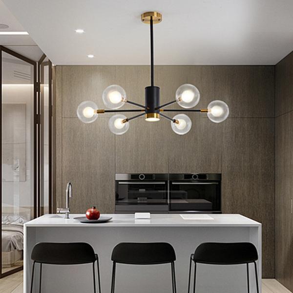Globe Glass Chandeliers Lights Nordic Spotlight Modern Chandelier Light(WH-MI-242)