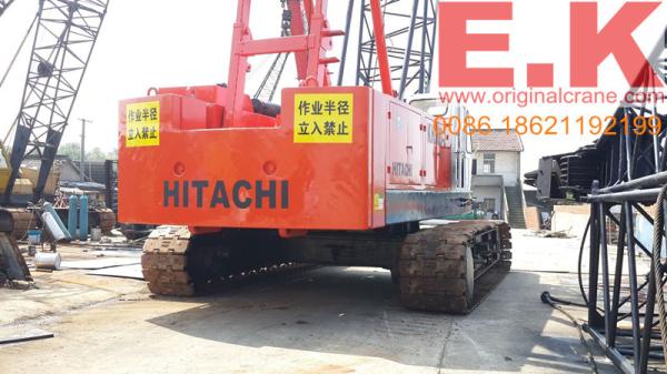 80ton Japanese Hitachi Lattice boom crawler crane track crane lifting equipment construction machinery  (KH300-2)