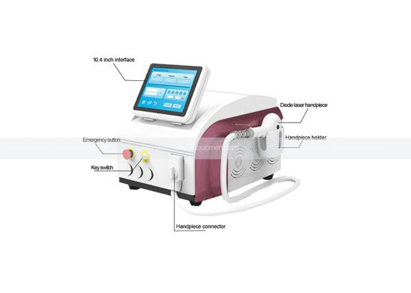Permanent Laser Hair Removal Equipment Skin Rejuvenation With 1 Year Warranty