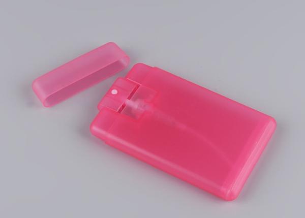 Résistant chimique vigoureux de carte de crédit de bouteille rose transparente de jet