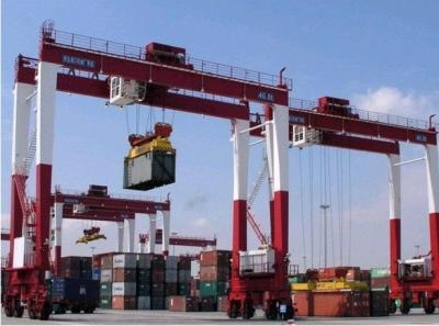 40t RTG Rubber Tyred Gantry Cranes  Quayside Container Gantry Crane