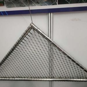 Hand Woven 60 Degree Steel Cable Mesh 304 316 316l