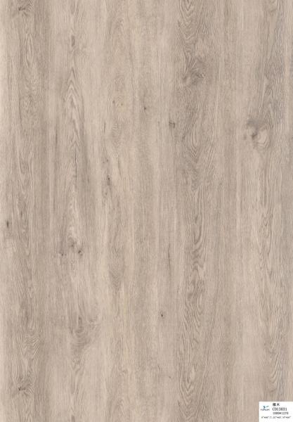 UV Coating Wood Grain SPC Plank Flooring With Wear Layer