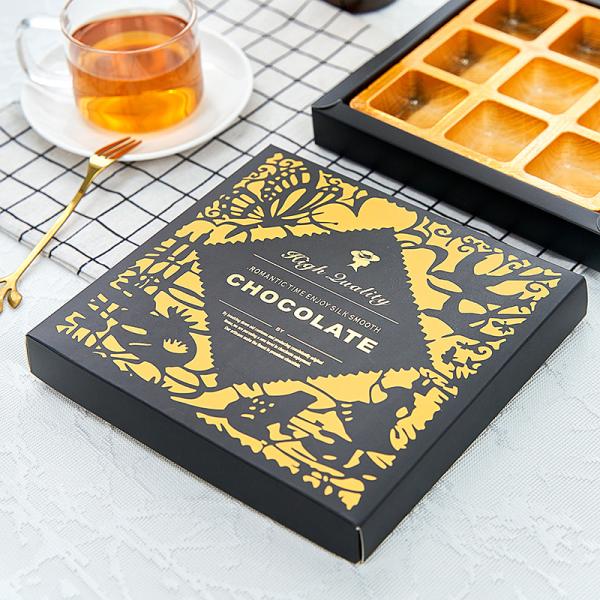 Настроенный логотип 9 Бары Кормовые подарочные коробки для шоколадной конфеты Лучшая бумажная упаковка