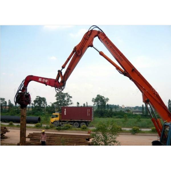 Установленный экскаватором гидравлический молоток Vibro для строительной техники