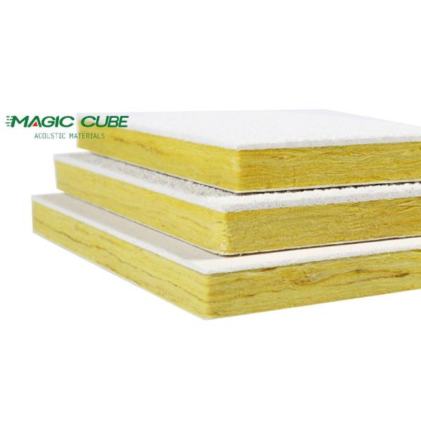 Customizable Sound Absorbing Fiberglass Panels Acoustic Baffles For Integrated Ceilings