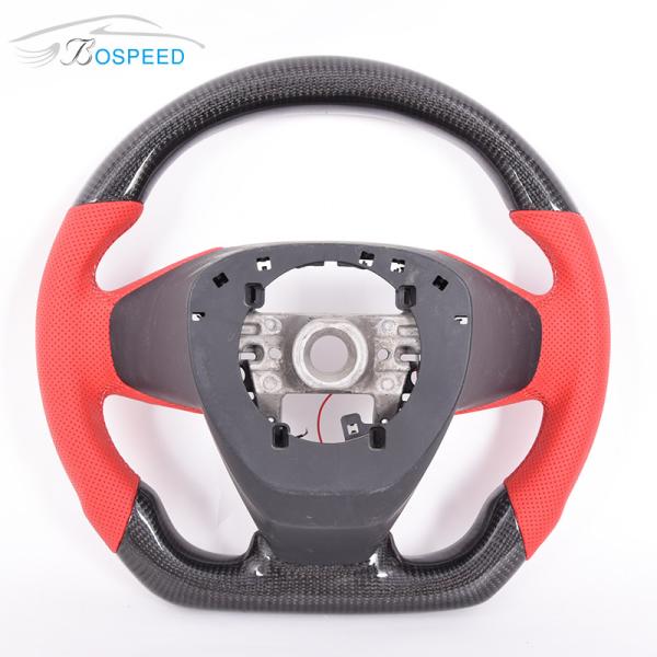 OEM Fashion LED Honda Civic Si Steering Wheel Red Leather 350mm