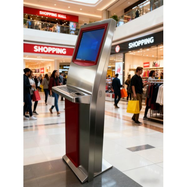 Floor Standing Touch Screen Kiosk engineered to provide interactive experiences in shopping malls airports and exhibition centers