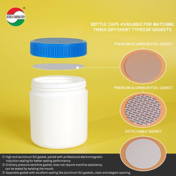 Food Grade HDPE Vitamin Health Product Bottles Colored Capsule Shape Calcium Tablets sealed Bottles