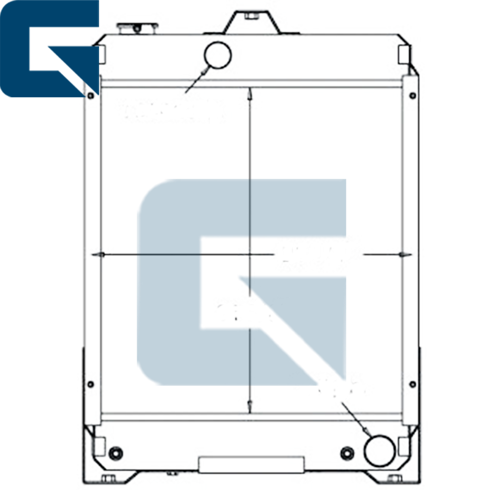8N-5863 8N5863  Engine Radiator Replacement Cooling Unit for IT12 Integrated Toolcarrier