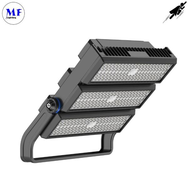 10°/25°/45°/60°/90° 1200W Luz LED de Estádio Sem brilho IK10 140lm/W IP66 Impermeável Alta Proteção Para Quadra de Badminton